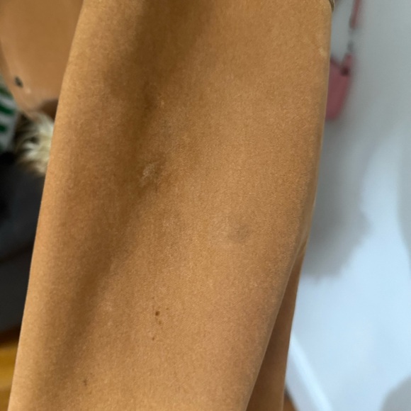 Women's Faux Fur Trimmed Jacket - Picture 12 of 12